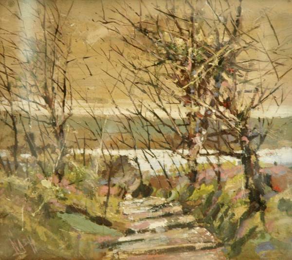 - Oil on Board, Painting by Will Nash, measuring 19 x 21 cm (H x W) framed at 33 x 36 cm £345